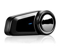 QSPORTPEAK M2 Intercomunicador Casco Moto, Sistemas de Comunicación Bluetooth para Motocicletas para 6 Jinetes/Rango 1000m, Bluetooth 5.1/CVC & ENC Cancelación de Ruido,Compartir música,1 Pieza