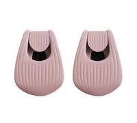 QSTDGVPW 2 Pinzas para Cañas de Pescar, Abrazaderas para Cañas de Pescar, Accesorios para Pesca con Anzuelo Profundo, Soportes Portátiles Y Estables para Cañas, Rosa