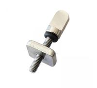 QSTDGVPW 2 Tornillos para Quillas de Tabla de Surf, Tornillo para Quilla de Tabla de Paddle Surf M4, Piezas de Repuesto Universales con Placa para Tabla de Sur, 4 Piezas
