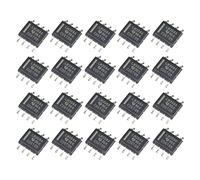 QSTDGVPW 20 Amplificadores Operacionales Duales LM358. Kits de Bricolaje con Encapsulado SOP8. Accesorios Prácticos para Reemplazo.