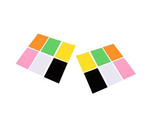 QSTDGVPW 2X 6 Piezas de Láminas de Espuma EVA de 2 Mm para Atar Moscas, para La Fabricación de Cuerpos de Escarabajos, Abejas Y Saltamontes, Colores