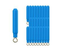 QSTDGVPW 30 Flotadores de Pesca, Topes para Flotadores de Pesca, Fundas Giratorias Antinudos para Flotadores, Soporte para Asiento de Pesca, Medio
