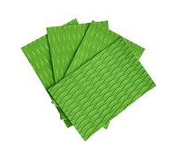 QSTDGVPW 4 Alfombrillas Antideslizantes para Cubierta, Almohadillas de Tracción Multiusos de Espuma EVA, Almohadillas Universales Antideslizantes para Cubierta, Verde