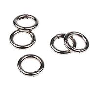 QSTDGVPW 5 Piezas de Clip Redondo de Aleación de Zinc para Camping, Senderismo, Llavero, Mosquetón, Hebilla para Llaves, para Pesca Y, 20 mm