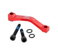 QSTDGVPW Adaptador de Freno de Disco para Bicicleta de Montaña, Soporte de Conversión, Accesorios de Fácil Instalación para Frenos de Bicicleta de Exterior, Rojo