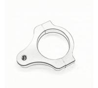 QSTDGVPW Amortiguador de Motocicleta con Soporte CNC Abrazadera de Aluminio Diseño Compacto y Seguro de Montaje Adecuado para Talleres Personalización y Carretera, 31MM