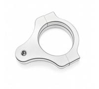 QSTDGVPW Amortiguador de Motocicleta con Soporte CNC Abrazadera de Aluminio Diseño Compacto y Seguro de Montaje Adecuado para Talleres Personalización y Carretera, 35MM