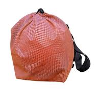QSTDGVPW Bolsa de Baloncesto con Cordón Ajustable, Bolsa de Malla para Balones Deportivos, Correa Ajustable para El Hombro, Organizador para Guardar Equipo de, Naranja