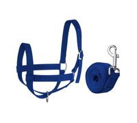 QSTDGVPW Cabestro para con Cuerda Guía, Ajustable, de Nailon, para Exteriores, para Ganado, Ternero, Toro, para Caballos, Animales, Bueyes, Uso Diario, L