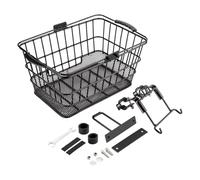 QSTDGVPW Cesta Delantera, Portaequipajes Universal de Fácil Instalación, Accesorios de Ciclismo, Estilo a