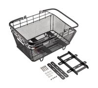 QSTDGVPW Cesta Portaequipajes Universal para La Parte Trasera del Vehículo, 45 X 32,5 X 20 Cm, Ideal para Viajes, Desplazamientos Diarios Y Actividades Al Aire, Metal