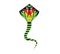QSTDGVPW Cometa con Forma de Serpiente, Extra Grande, Fácil de Controlar, Juguete de Cometa de Una Sola Línea para Principiantes, Jardín, Patio Y Juegos, 1.15 Mx1 Mx14 M