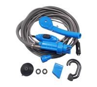 QSTDGVPW Conjunto Genérico de Ducha para Coche DC12V, Kit de Ducha de Viaje para Exteriores de 36W, Ducha Práctica para Acampar, Ideal para Actividades Al Aire, Azul