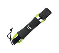 QSTDGVPW Correa para Tabla de Surf, Correa Recta para Tabla de Paddle Surf, Correa para Pie Y Pierna para Tabla de Surf, Skimboard, Verde, 10 pies