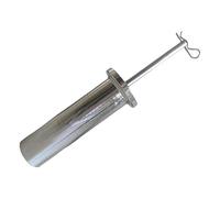 QSTDGVPW de Pesas para Gimnasio, Bolígrafo con de Pesas Extendida, Accesorios para Mancuernas, Máquina de Ejercicios, Bolígrafo de Carga de Peso, Agr, Plata de 10 mm de diámetro