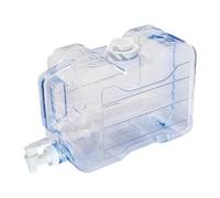 QSTDGVPW Dispensador de Agua, Contenedor para Refrigerador, Dispensador de Bebidas, Jarra de Almacenamiento de Agua con Grifo, a Prueba de Fugas, PETG, Recarga, 5.7 L