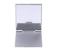 QSTDGVPW Espejo de Bolsillo Espejo Compacto Mini Espejo de Maquillaje Espejo para Bolso con Carcasa de Metal Y Espejo de Aluminio Formato Portátil Y Fino,