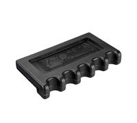 QSTDGVPW Estante para Tacos de Billar para Cinco Tacos, Soporte para Borde de Mesa, Antideslizante con Peso