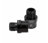 QSTDGVPW Extensor de Pedal de Bicicleta Adaptador para Eje Herramienta Espaciadora de Resistencia Cromomolibdeno Mejora Ergonomía Compatible para Rutas y, Negro, 16mm - Par Izquierda Y Derecha