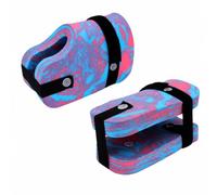 QSTDGVPW Flotador Infantil Piernas Mangas Cintillos de Flotación Soporte de Pierna Brazalete de Natación Espuma EVA Ligera Que Mantiene la Forma y el, Camuflaje Azul Rojo, Corto