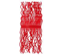 QSTDGVPW Fly Tying Worm Body Colección para Montar Cebos de Mosca Cuerpo Blando de Flexible para Montaje de Señuelos Posibilidad de, Rojo