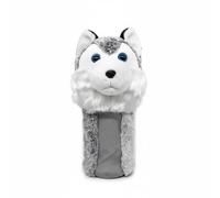 QSTDGVPW Funda de Madera para Golf de Palo de Golf Tejido Poliéster Detalle Divertido Adecuada para Bolsa Deportiva Prácticas, Funda De Palo De Golf De Felpa Husky