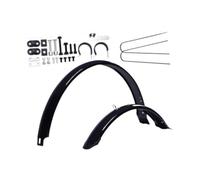 QSTDGVPW Guardabarros Delantero Y Trasero Universal para Bicicleta, de Metal Y con Soporte Ajustable.