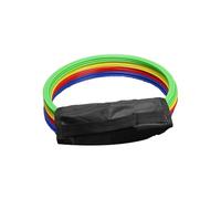 QSTDGVPW Juego de 12 Anillas de Agilidad, Aros de Salto Y Anillas de Velocidad para Entrenamiento, Ejercicios Y Juegos de Lanzamiento, 30 Centimetros