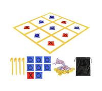 QSTDGVPW Juego Gigante de en Raya con Sacos de Arena. Un Clásico Versátil para Niños, Adultos Y Toda La Familia. Ideal para Acampar, Picnics Y Otras Activ, Sudoku Amarillo