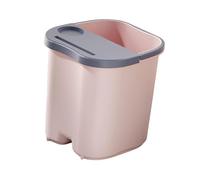 QSTDGVPW Lavabo para Pies Recipiente para Baño de Pies Taza para Spa Portátil Cubeta de Masaje Antideslizante con Mango Material PP Adecuado para, Rosa
