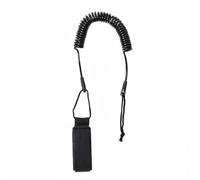 QSTDGVPW Leash para Tabla de Surf Correa Tobillera Cuerda Enrollada Resorte TPU de 5 Mm Cordón Flexible Movimiento Libre Menor Conexión al Usuario Mantiene la, Negro