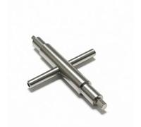 QSTDGVPW Llave Regulador Buceo Herramienta Regulador Orificio Ajustador Interno Mango Cruz Metal Robusto Seguro para Trabajos, Herramienta De Extracción De Orificios Doble Cabezal, Doble Uso