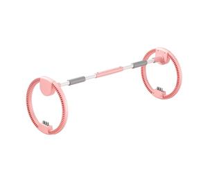 QSTDGVPW Neumático de Ejercicio Ergonómico Portátil con Peso Ajustable Y para Deportes de Interior Que Aumenta La Resistencia, Rosa