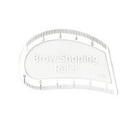 QSTDGVPW Plantilla de Regla para Dar Forma a Las Cejas para Principiantes. Regla de Posicionamiento Del Arco de Las Cejas. Herramienta de Mapeo de Cejas, 5.5 Cm X 3.5 Cm