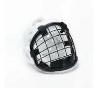QSTDGVPW Protector Facial Artes Marciales Casco Defensa Cabeza Jaula Protección Facial Cierre Ajustable Respirable Adecuado para Combates Clases Práctica Deportiva, White, M