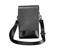 QSTDGVPW Riñonera con Cinturón para Peluqueros, Barberos Y Salones de Belleza. Estuche Porta Tijeras con 4 Compartimentos Desmontables, Negro