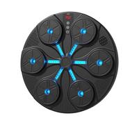 QSTDGVPW Sanda Diana de Pared de Boxeo con Música Electrónica, Máquina de Entrenamiento de Boxeo con Música, Entrenador de Boxeo, Almohadillas de Boxeo con Mús, Negro