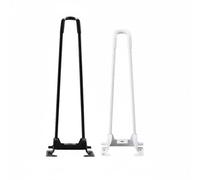 QSTDGVPW Soporte Plegable para Mesa con Estructura Metálica Sólida Patas Plegables Confiables Placa de Montaje Fortalecida y Pies Antideslizantes Adecuado para, Negro, H72cm D7mm