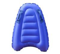 QSTDGVPW Tabla Inflable para Niños Tabla de Surf Flotador Juguete Acuático Tabla Hinchable con Ventana Circular PVC con Cámaras Internas con Asas Ergonómicas Adecuada para Piscina Playa, Azul Oscuro