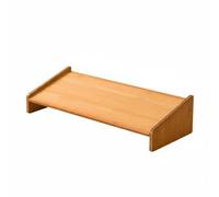 QSTDGVPW Taburete Infantil Ergonómico con Soporte para Pies Superficie Inclinada Diseño de Bambú Pulido Adecuado para Estudio Oficina de Estar, Marrón, Bajo 60CM
