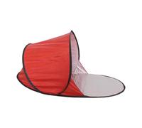 QSTDGVPW Tienda de Playa, Protección Solar, Fácil de Montar, a Prueba de Viento, de Una Sola Capa, Cabaña Rápida para Actividades Al Aire Libre, Terraza, Rojo