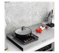 QSTGX Cubre Encimera Acero Inoxidable Tapas para Encimera De Cocina De Gas Fabricadas en Acero Inoxidable con Almohadillas Antideslizantes Varias Opciones de Grosor Disponibles(B-2.0mm,40x48x9cm)