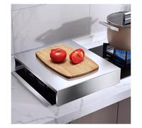 QSTGX Cubre Encimera Gas Protector Placa Multifuncional A Prueba de óxido Fácil Limpiar para encimeras y bandejas(35x48x9 cm)
