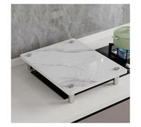 QSTGX Cubre Encimeras De Cocina Gas Protector Placa Induccion Encimera de Piedra Instalación electrodomésticos Fácil Limpiar(A,34X45X8.3 CM)