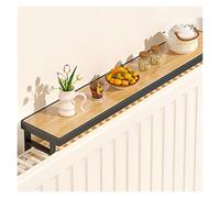 QSTGX Estante para Radiador Sin Taladrar Estante de Almacenamiento Mejora la circulación del Aire Caliente, Protege la Pared y añade Espacio de Almacenamiento(Black,50cm/19.69 in)