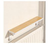 QSTGX EstanteríA Cubre Radiadores Estante De Almacenamiento sobre El Radiador Mejora La Circulación del Aire Caliente, Protege La Pared Y Añade Espacio De Almacenamiento(A,40cm/15.75 in)