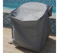 QSTGX Funda SofáS JardíN Exterior Oxford 210D Mesa y Sillas Terraza Rectángulo Duradero con Aislamiento Térmico(80x80x80cm)