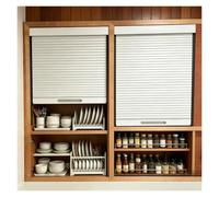QSTGX Kit Panel Persiana Tipo AcordeóN Ahorrar Puerta de Armario Alta Plegable Y Enrollable Puerta Tipo Persiana Tabique Antipolvo Para Cocina, Garaje, Oficina Y Taller(25x30 cm/9.84x11.81 in)