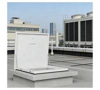 QSTGX Manual en Blanco Tragaluz Techo Casa Claraboya Techo Vivienda Techo Tragaluz Puntales Hidráulicos Con Asas Para Puertas de Seguridad Residenciales E Industriales(75x75-86x86 cm)