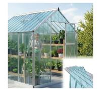 QSTGX Policarbonato Paneles de Transparente LáMina De Techo Resistentes A Los Rayos UV Alta Transmisión de Luz Para Invernaderos, Solarios, Marquesinas, Balcones Y Pérgolas